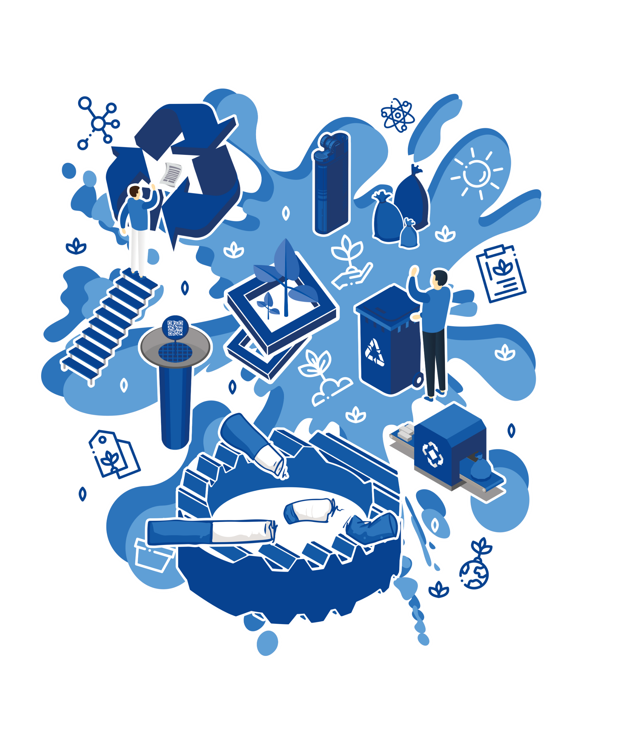 Ilustrasi Daur Ulang